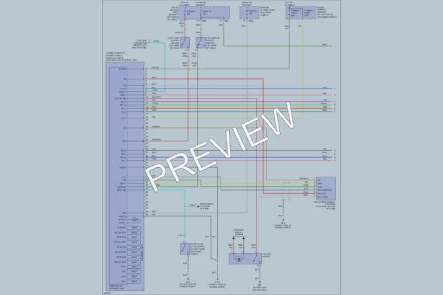 2006 Nissan Quest Anti Lock Brakes wiring diagram preview