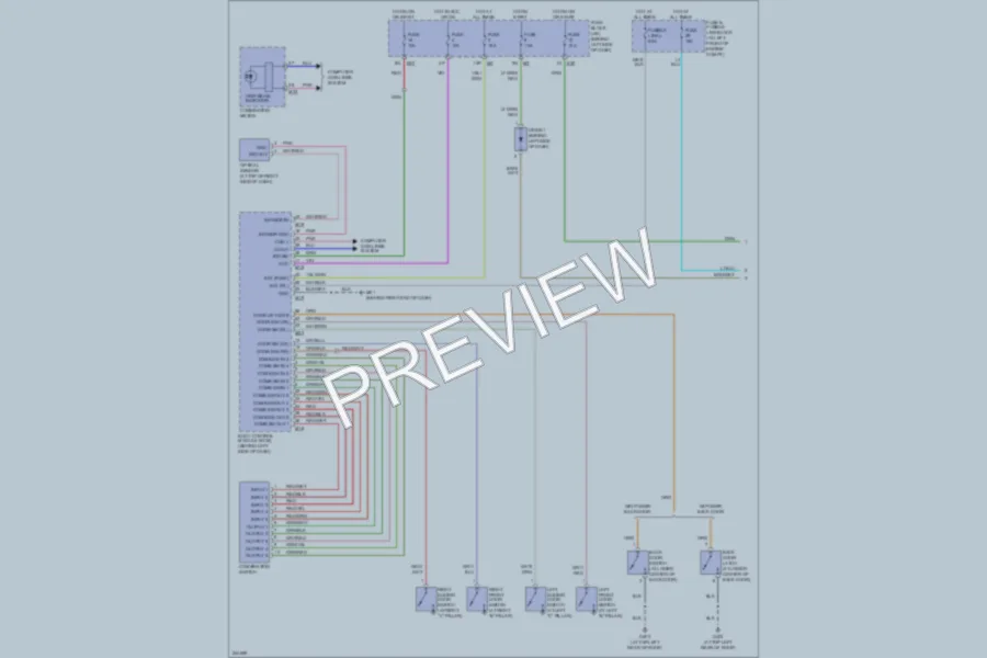 2006 Nissan Quest Headlights wiring diagram preview