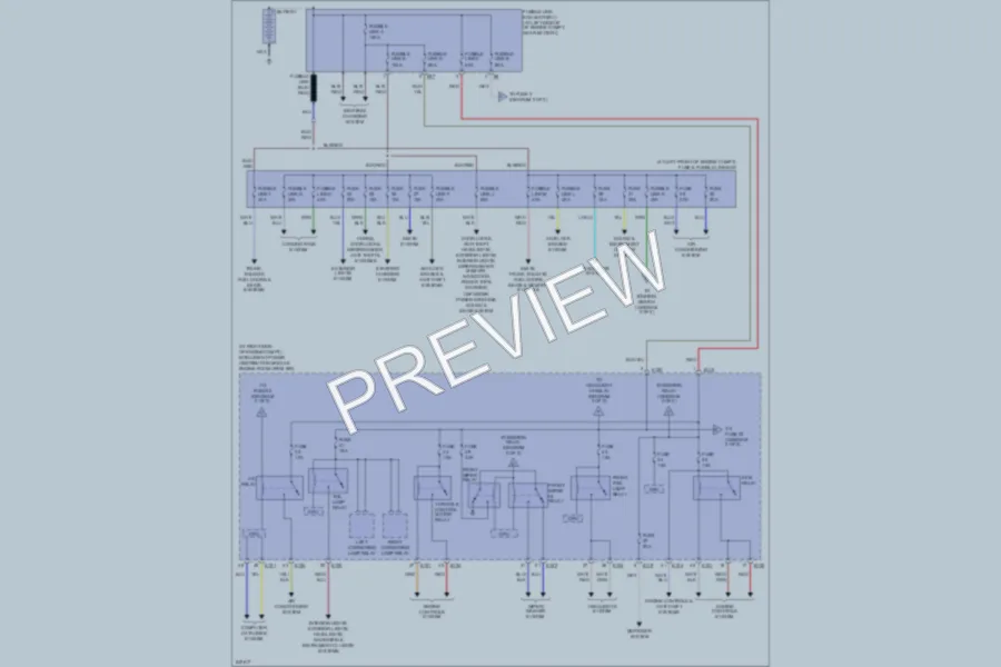 2006 Nissan Quest Power Distribution wiring diagram preview