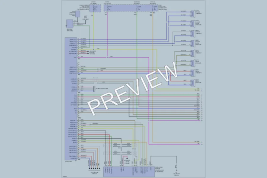 2006 Nissan Quest Radio wiring diagram preview