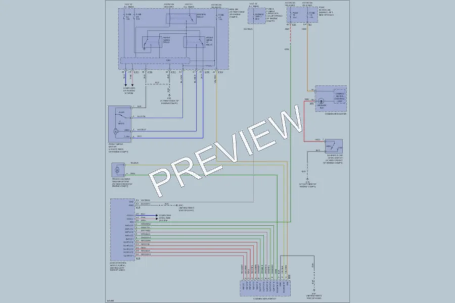 2006 Nissan Quest Wiper Washer wiring diagram preview