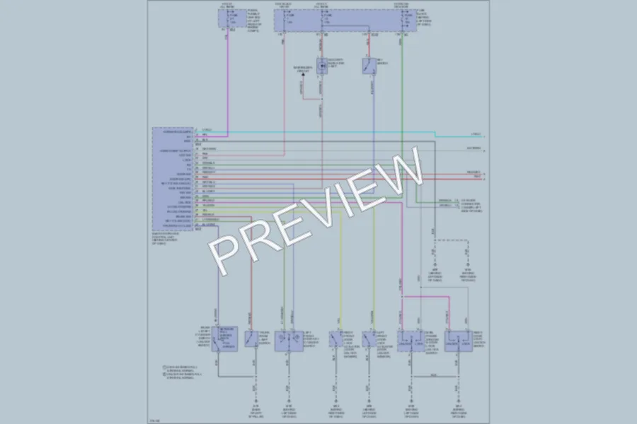 2006 Nissan Sentra Anti Theft wiring diagram preview