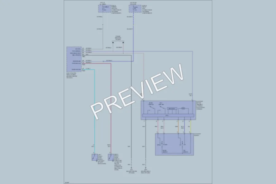 2006 Nissan Titan Power Top Sunroof wiring diagram preview