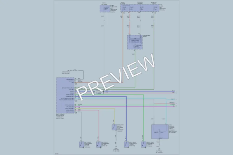2006 Nissan Xterra Anti Theft wiring diagram preview