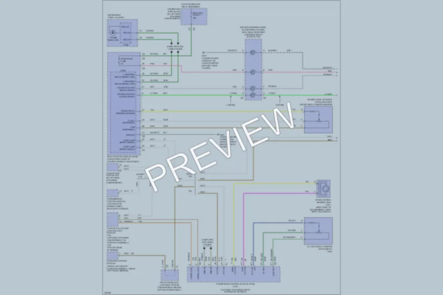 2006 Pontiac G6 Cruise Control wiring diagram preview