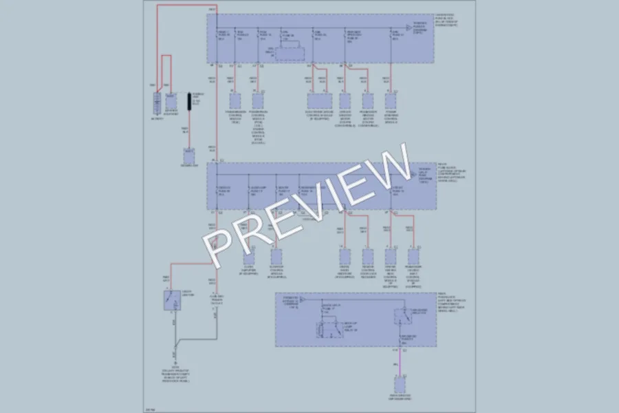 2006 Pontiac G6 Power Distribution wiring diagram preview