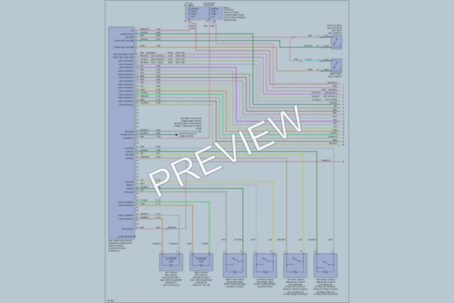 2006 Pontiac G6 Supplemental Restraints wiring diagram preview