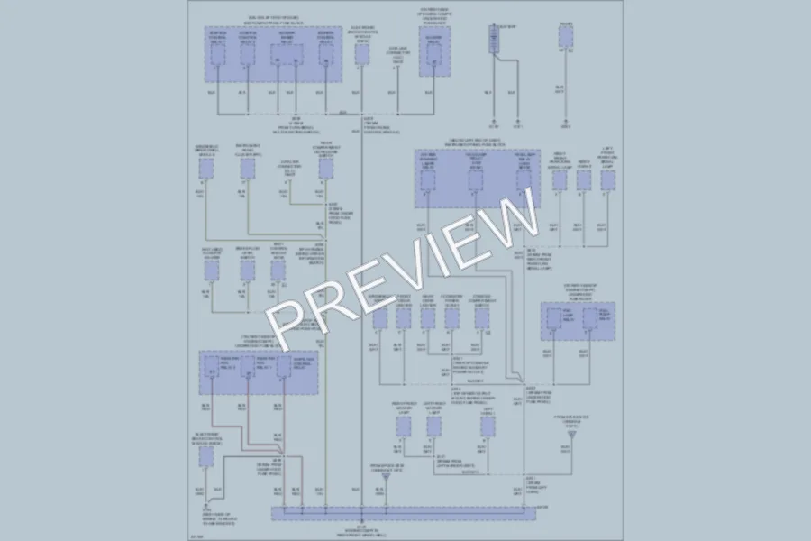 2006 Pontiac GTO Ground Distribution wiring diagram preview