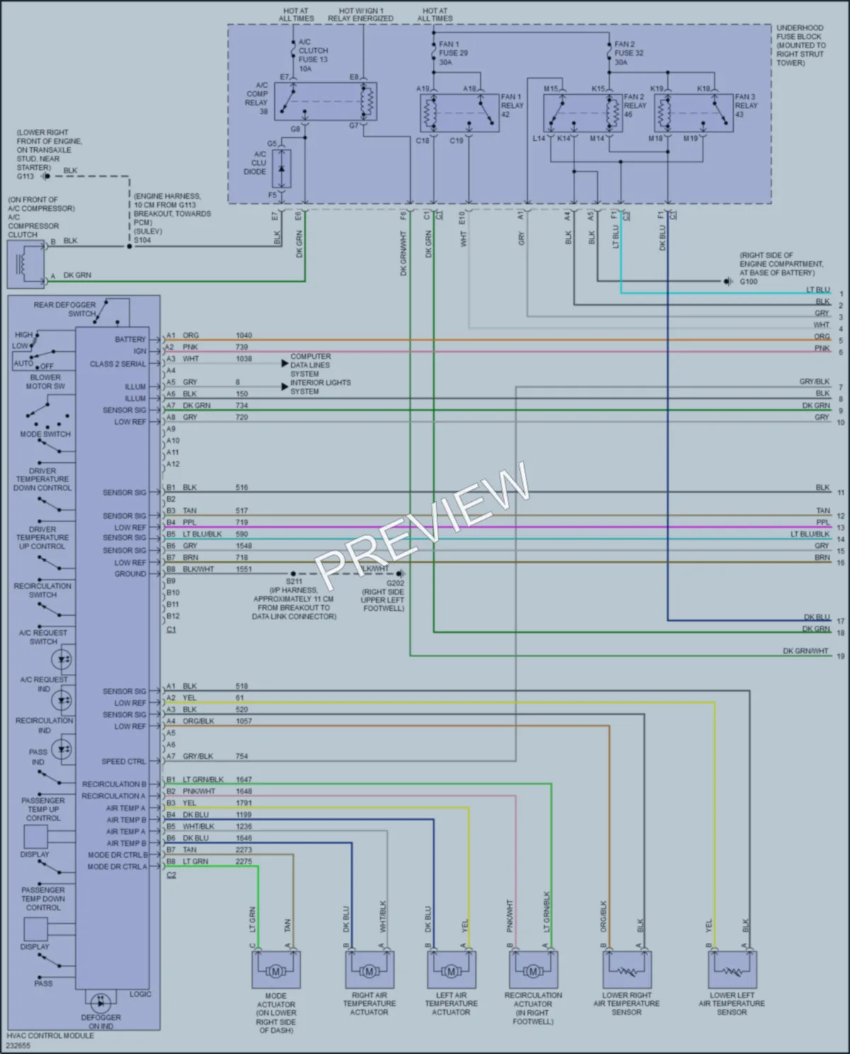 2006 Pontiac GrandPrix Air Conditioning wiring diagram preview
