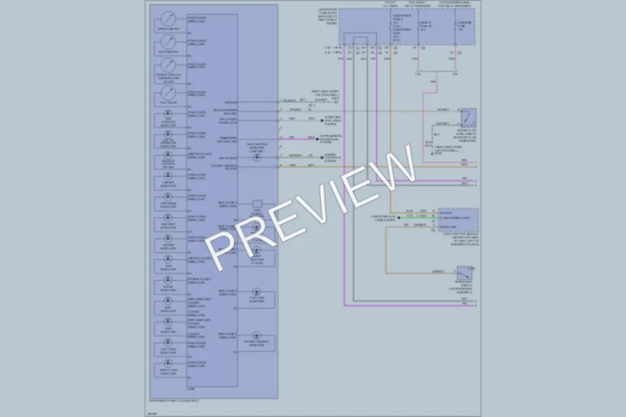 2006 Pontiac GrandPrix Instrument Cluster wiring diagram preview