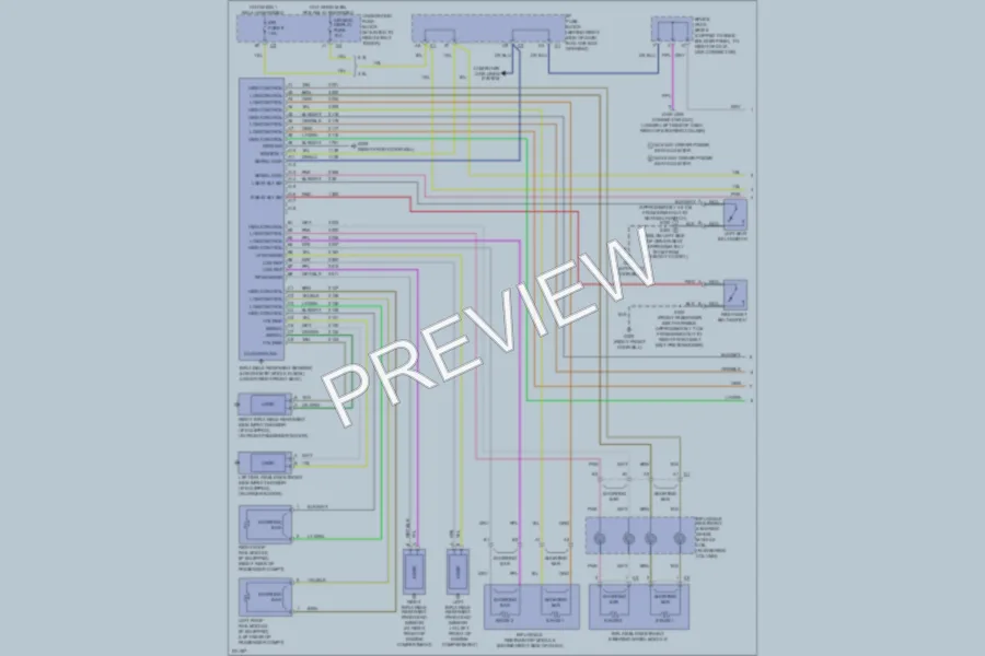 2006 Pontiac GrandPrix Supplemental Restraints wiring diagram preview