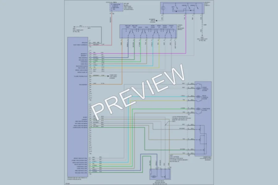 2006 Pontiac MontanaSV6 Memory Systems wiring diagram preview