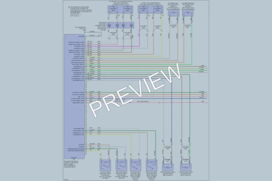 2006 Pontiac MontanaSV6 Supplemental Restraints wiring diagram preview
