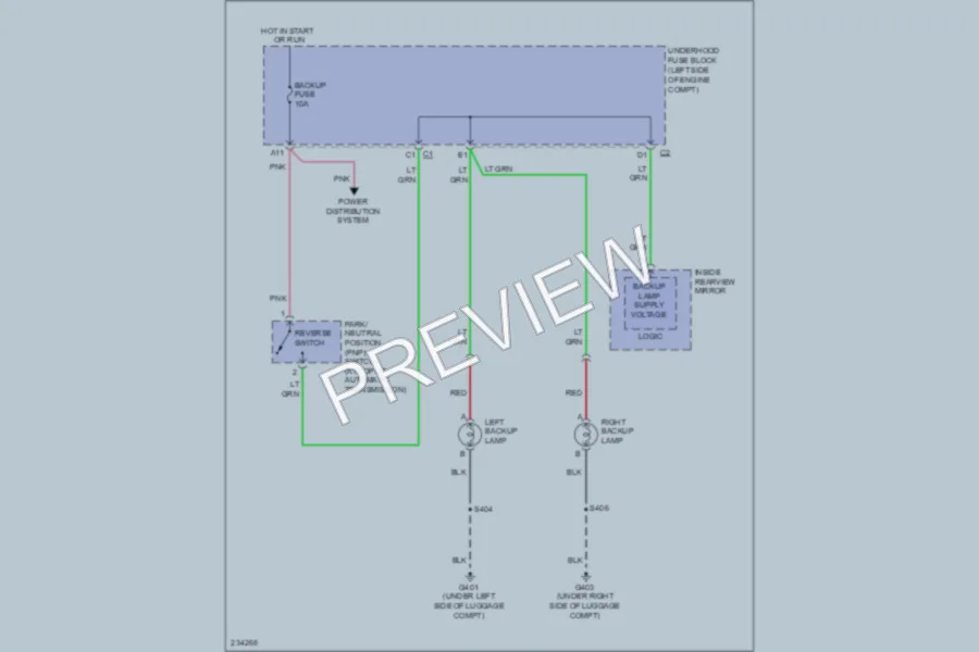 2006 Pontiac Torrent Exterior Lights wiring diagram preview