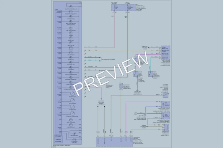2006 Pontiac Torrent Instrument Cluster wiring diagram preview