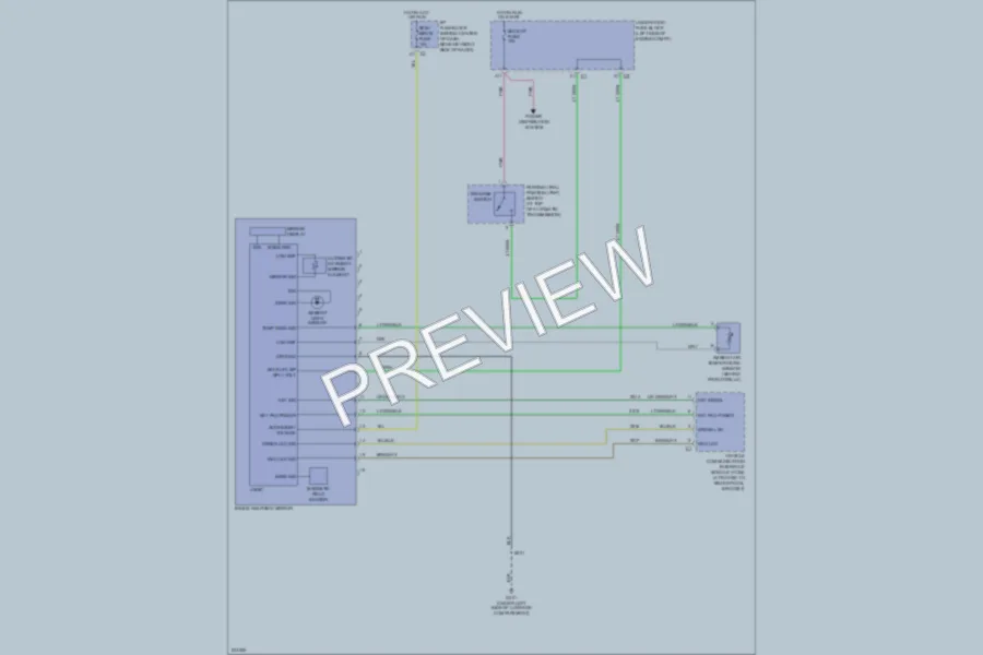 2006 Pontiac Torrent Power Mirrors wiring diagram preview