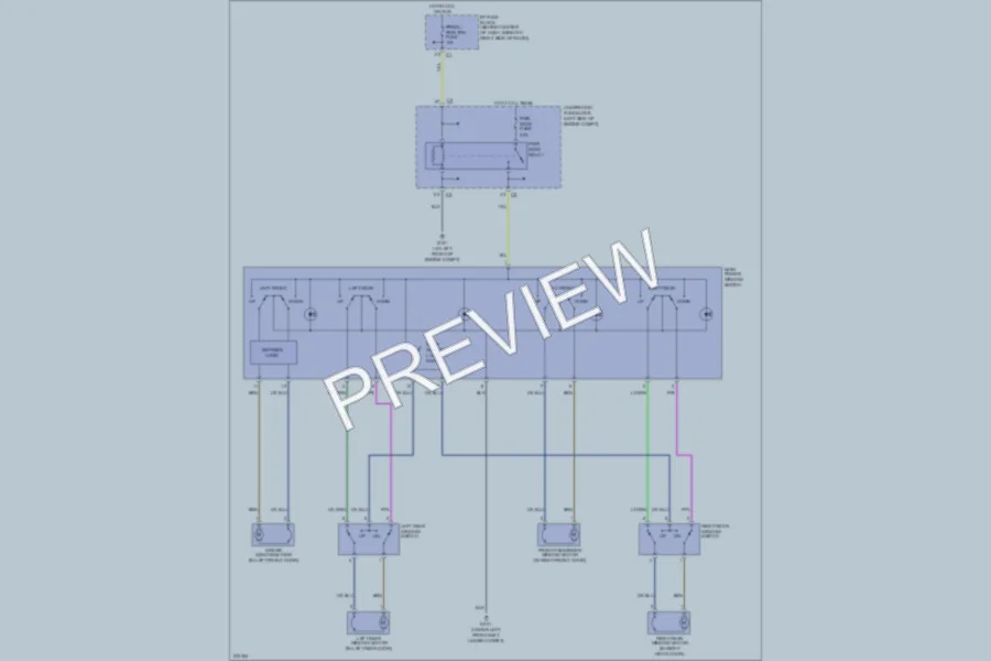 2006 Pontiac Torrent Power Windows wiring diagram preview