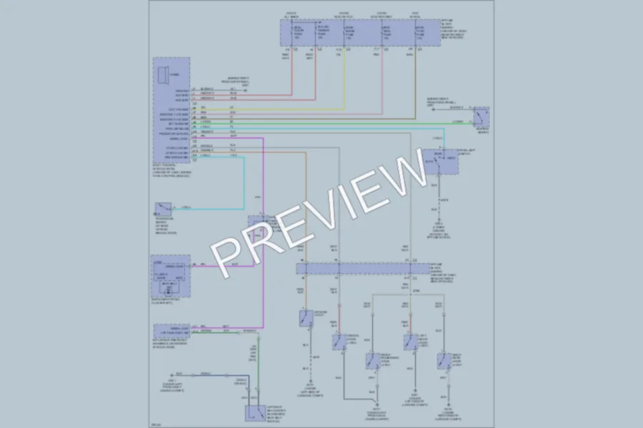 2006 Pontiac Torrent Warning Systems wiring diagram preview