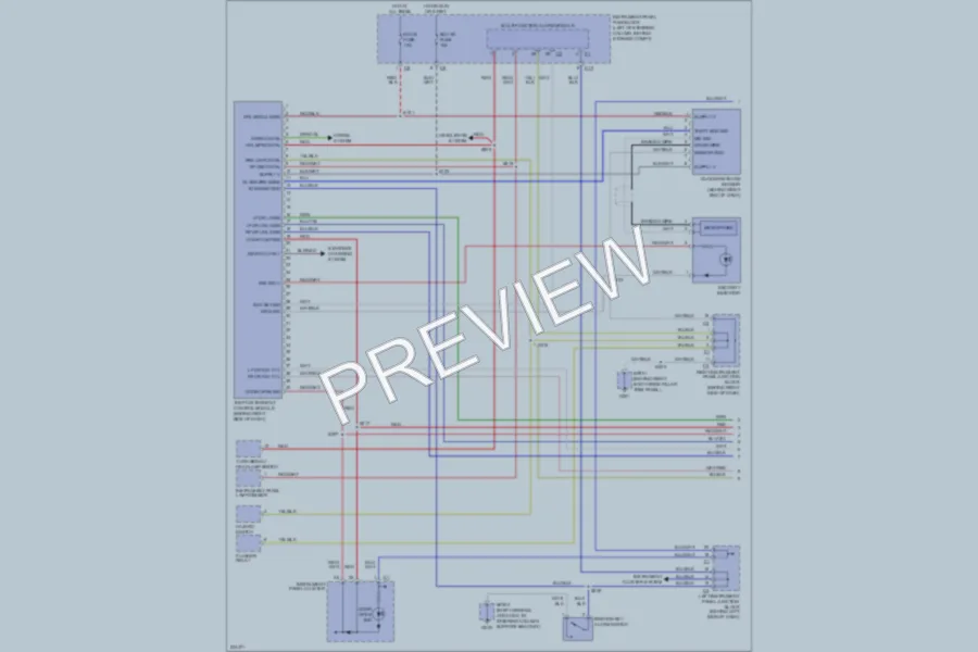 2006 Pontiac Vibe Anti Theft wiring diagram preview