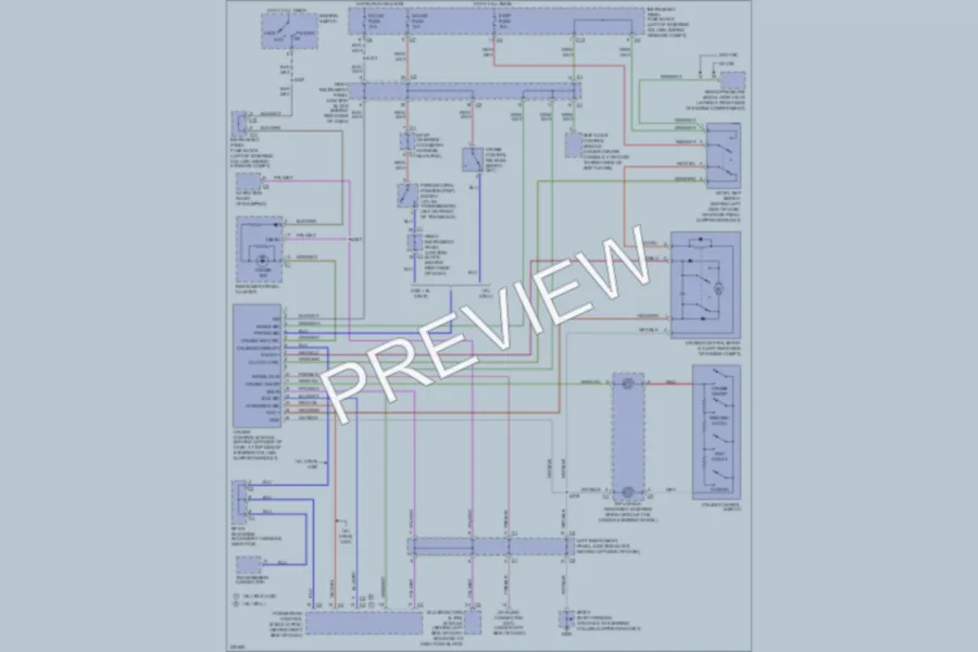 2006 Pontiac Vibe Cruise Control wiring diagram preview
