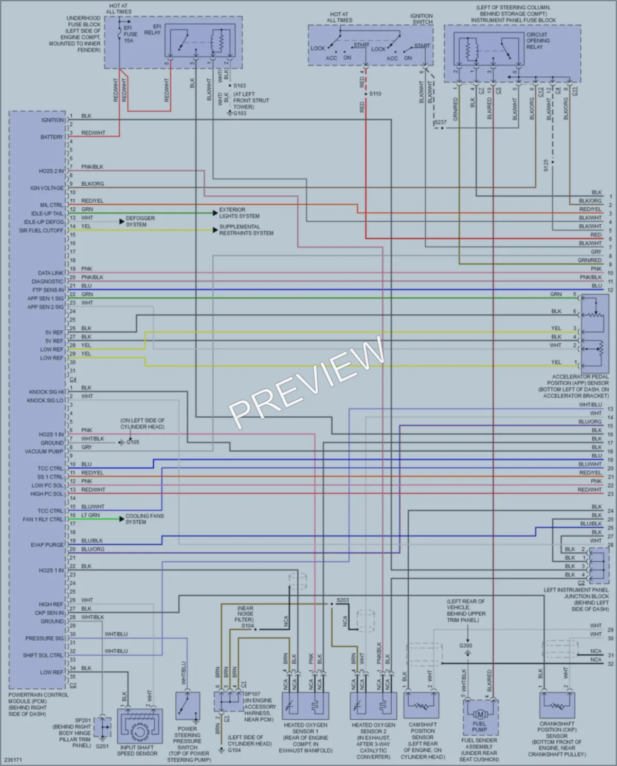 2006 Pontiac Vibe Engine Performance wiring diagram preview