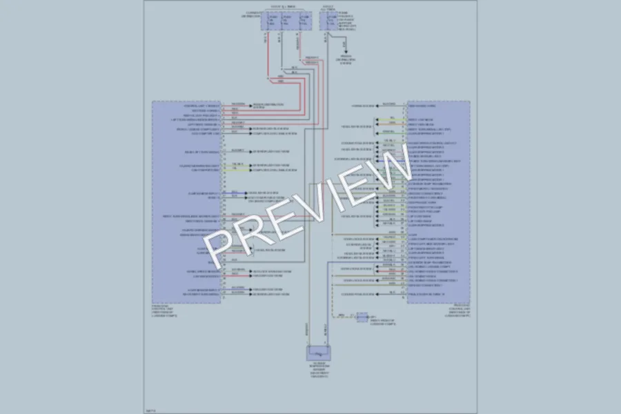 2006 Porsche 911 Body Control Modules wiring diagram preview