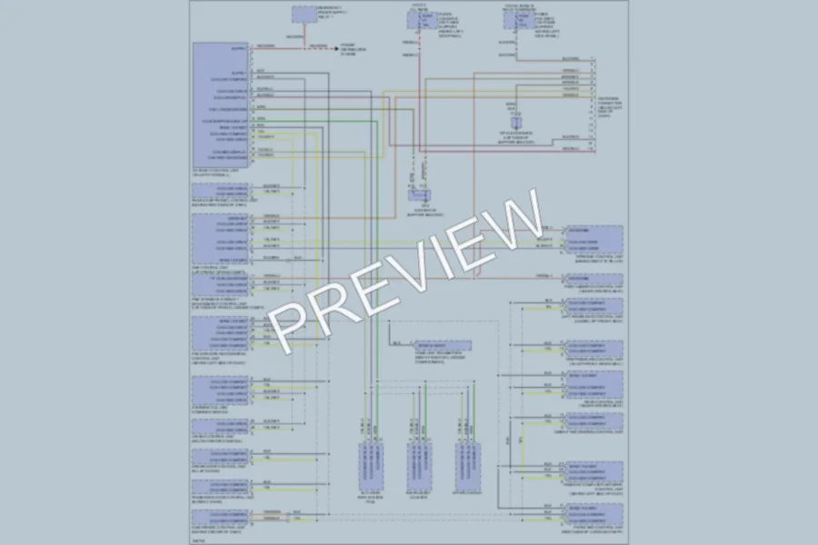 2006 Porsche 911 Computer Data Lines wiring diagram preview