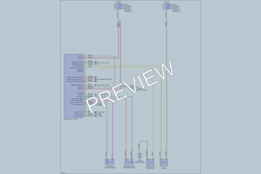 2006 Porsche 911 Instrument Cluster wiring diagram preview