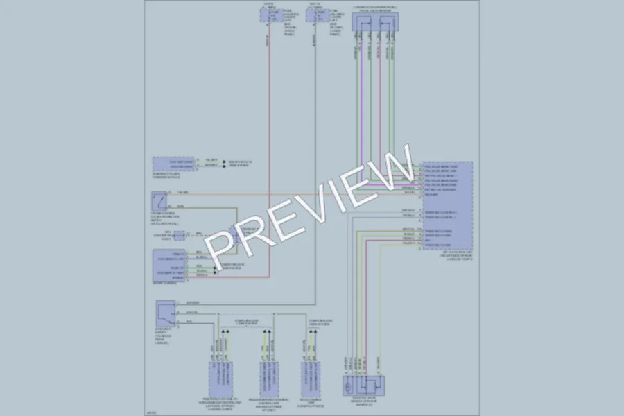 2006 Porsche Boxster Cruise Control wiring diagram preview