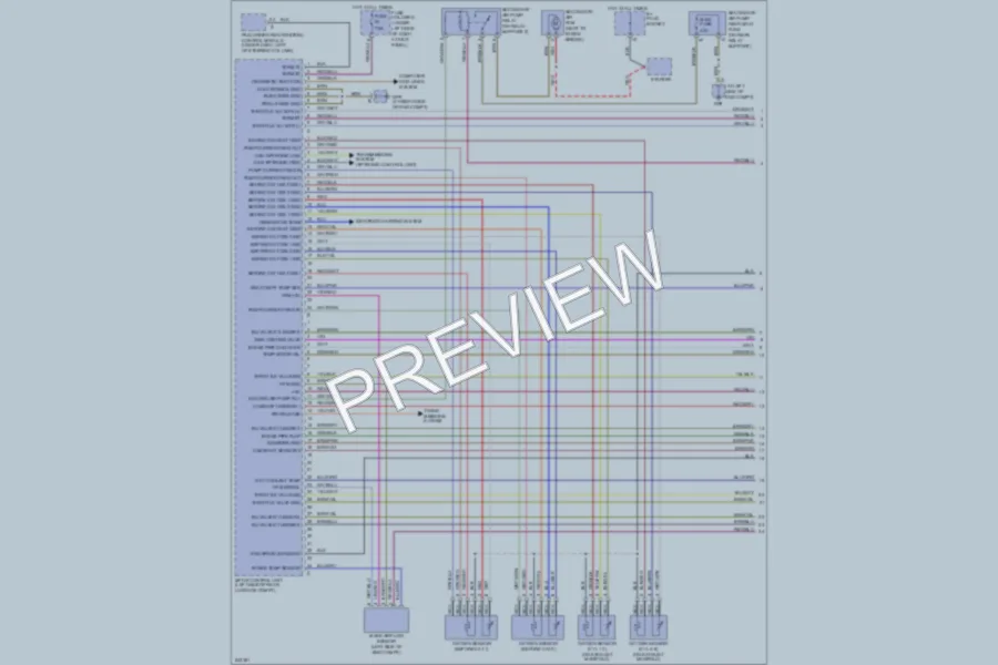 2006 Porsche Boxster Engine Performance wiring diagram preview