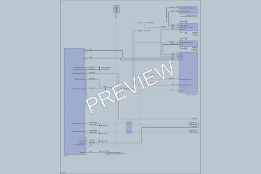 2006 Porsche Boxster Radio wiring diagram preview