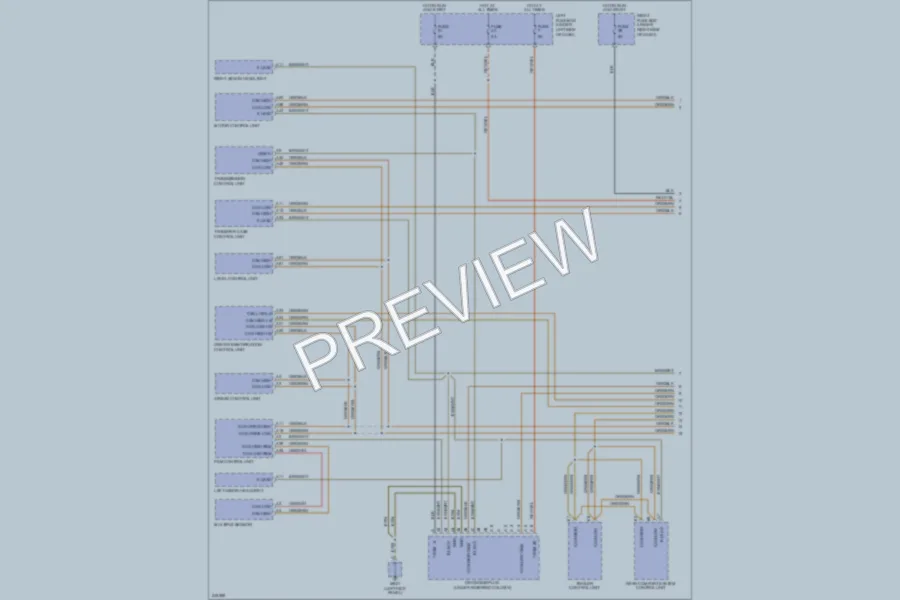 2006 Porsche Cayenne Computer Data Lines wiring diagram preview