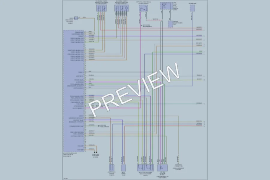 2006 Porsche Cayenne Engine Performance wiring diagram preview