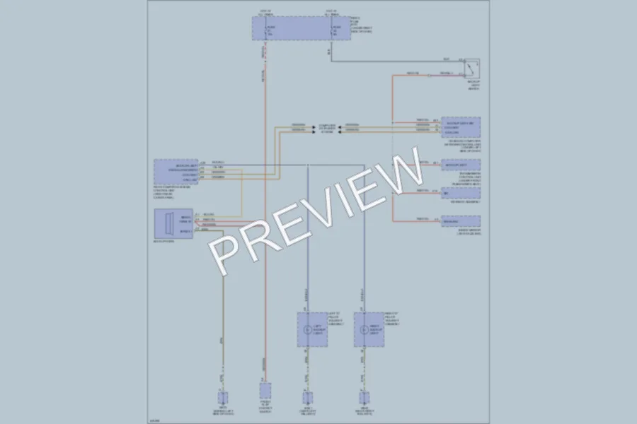 2006 Porsche Cayenne Exterior Lights wiring diagram preview