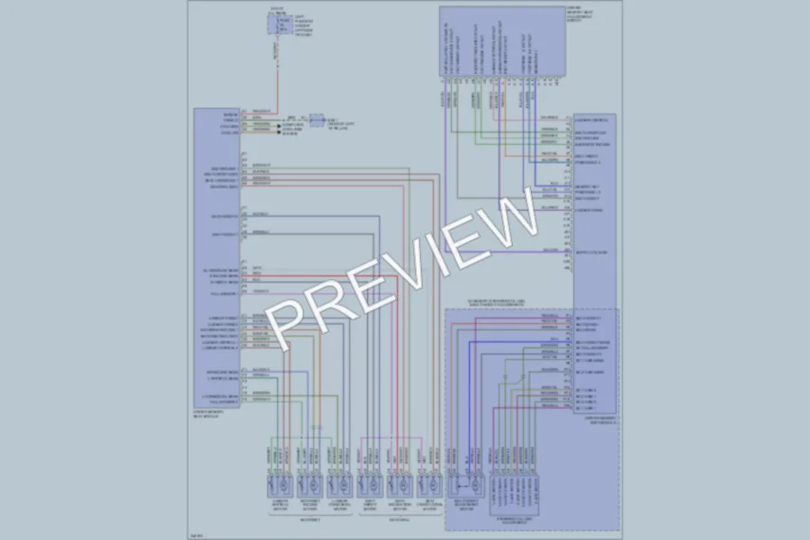 2006 Porsche Cayenne Memory Systems wiring diagram preview