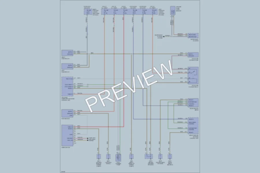 2006 Porsche Cayenne Wiper Washer wiring diagram preview