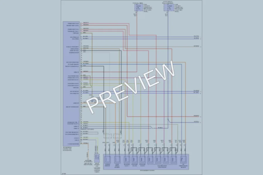 2006 Porsche Cayman Transmission wiring diagram preview
