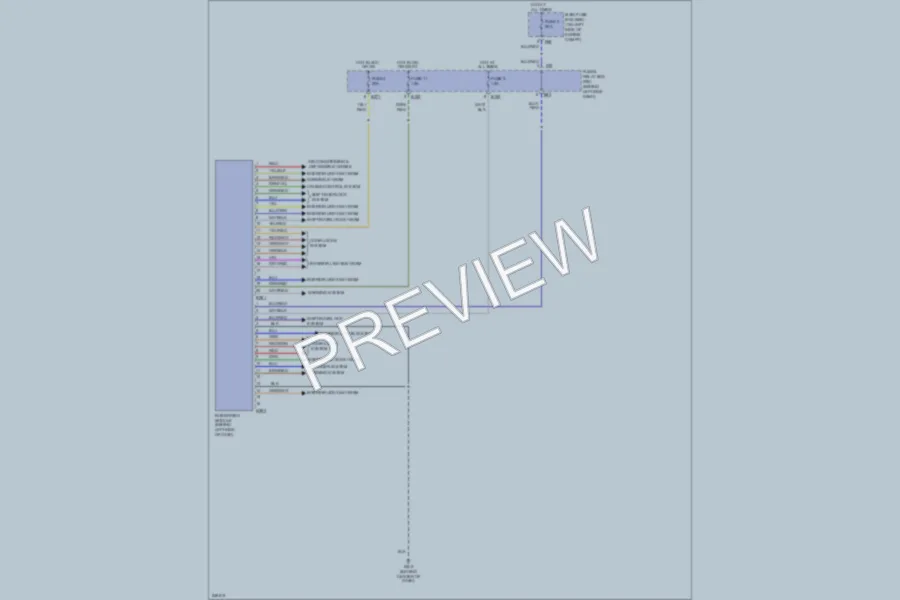 2006 Saab 92X Body Control Modules wiring diagram preview