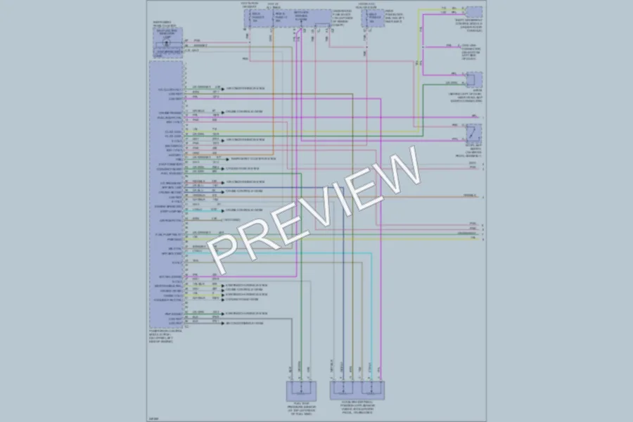 2006 Saab 97X Engine Performance wiring diagram preview