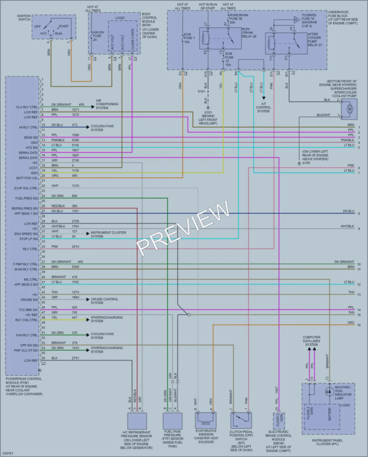 2006 Saturn IONRedLine Engine Performance wiring diagram preview