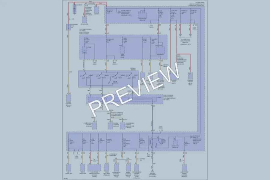 2006 Saturn IONRedLine Power Distribution wiring diagram preview