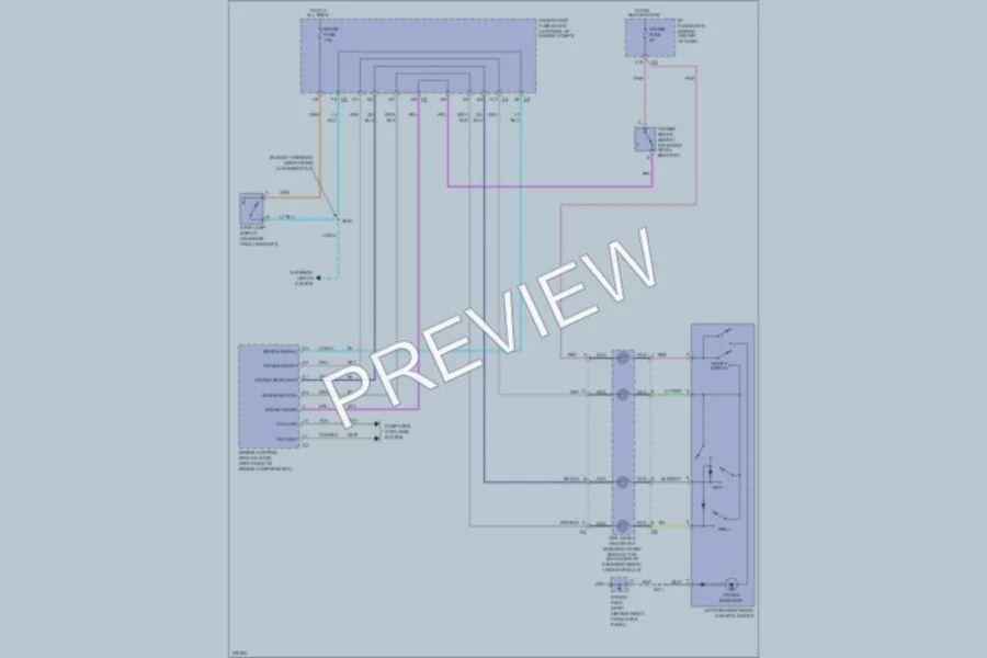 2006 Saturn VUE Cruise Control wiring diagram preview