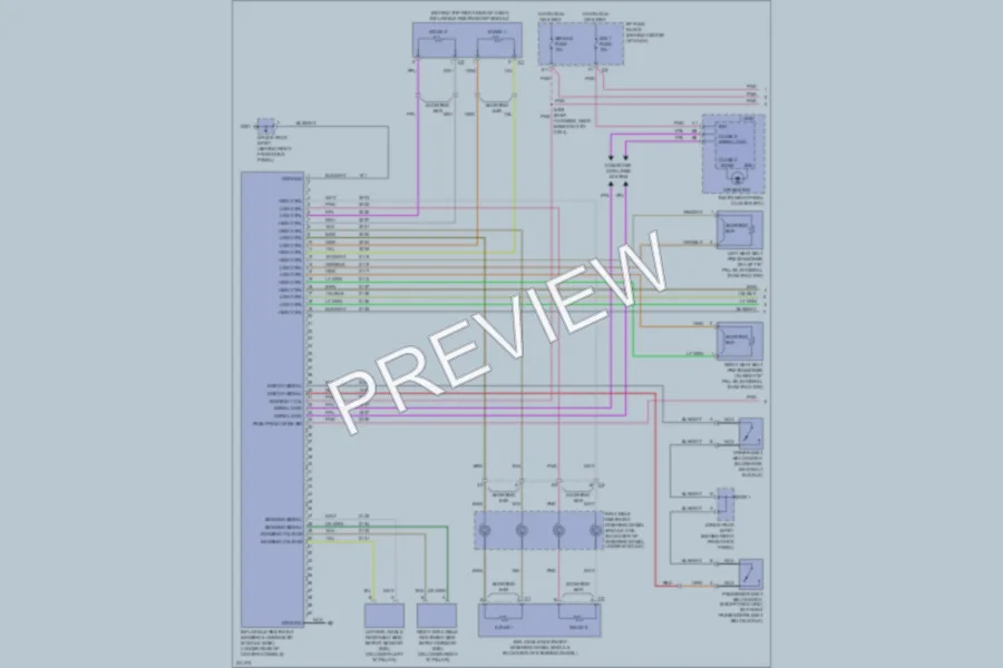 2006 Saturn VUE Supplemental Restraints wiring diagram preview