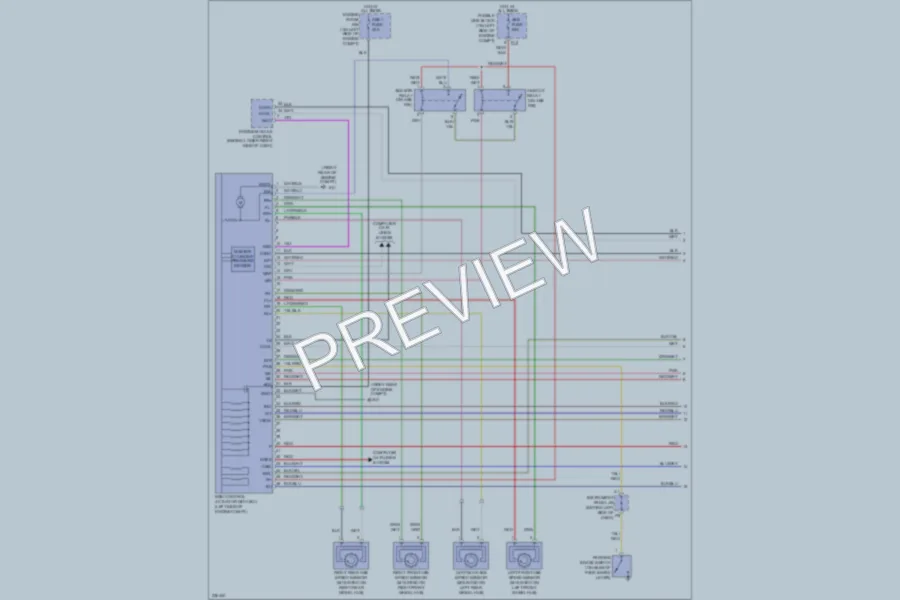 2006 Scion xA Anti Lock Brakes wiring diagram preview