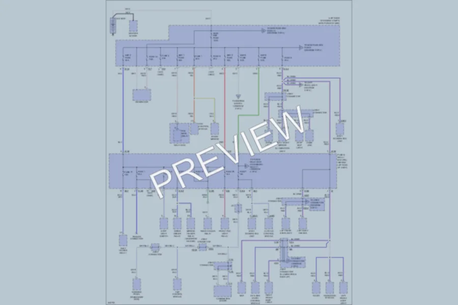 2006 Subaru B9Tribeca Power Distribution wiring diagram preview