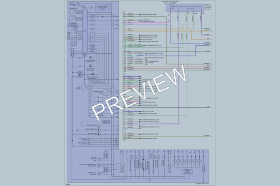 2006 Subaru Baja Instrument Cluster wiring diagram preview