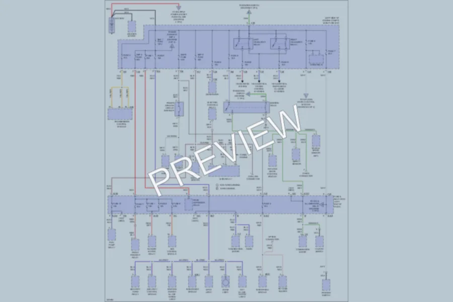 2006 Subaru Baja Power Distribution wiring diagram preview