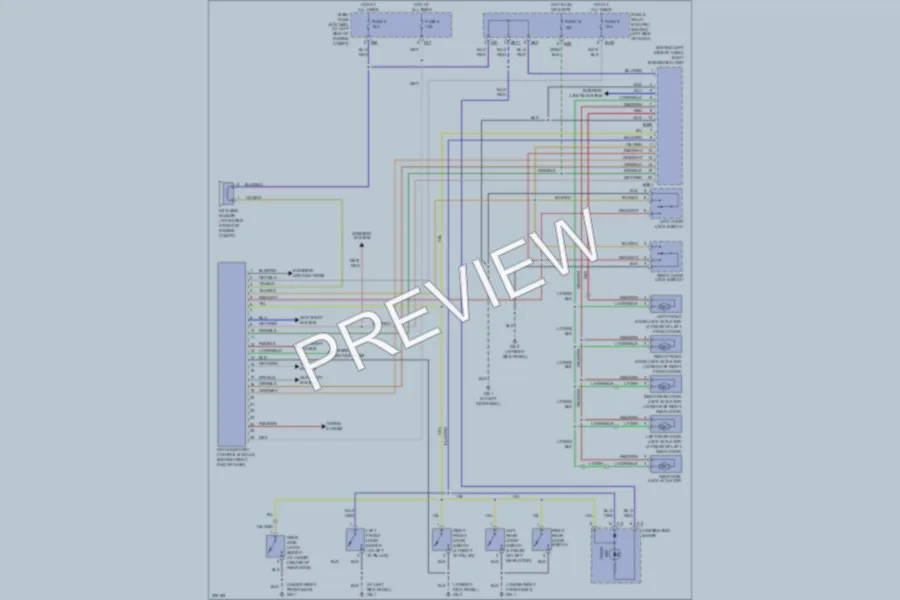 2006 Subaru Forester Anti Theft wiring diagram preview