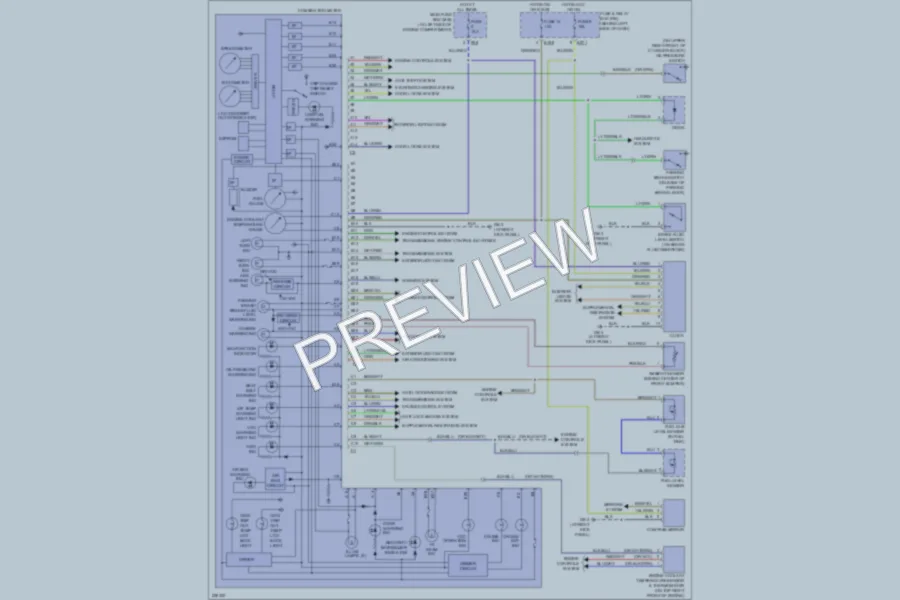 2006 Subaru Forester Instrument Cluster wiring diagram preview