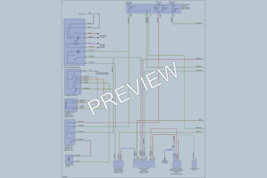 2006 Subaru Impreza Air Conditioning wiring diagram preview